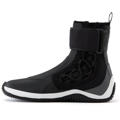 Gill Edge Black Lace Up Boot side view.