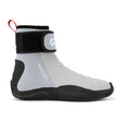 A light gray and black high-top athletic boot with a hook-and-loop ankle strap, a red pull tab, and 'Aero 2.0' printed on the side, shown against a plain white background.