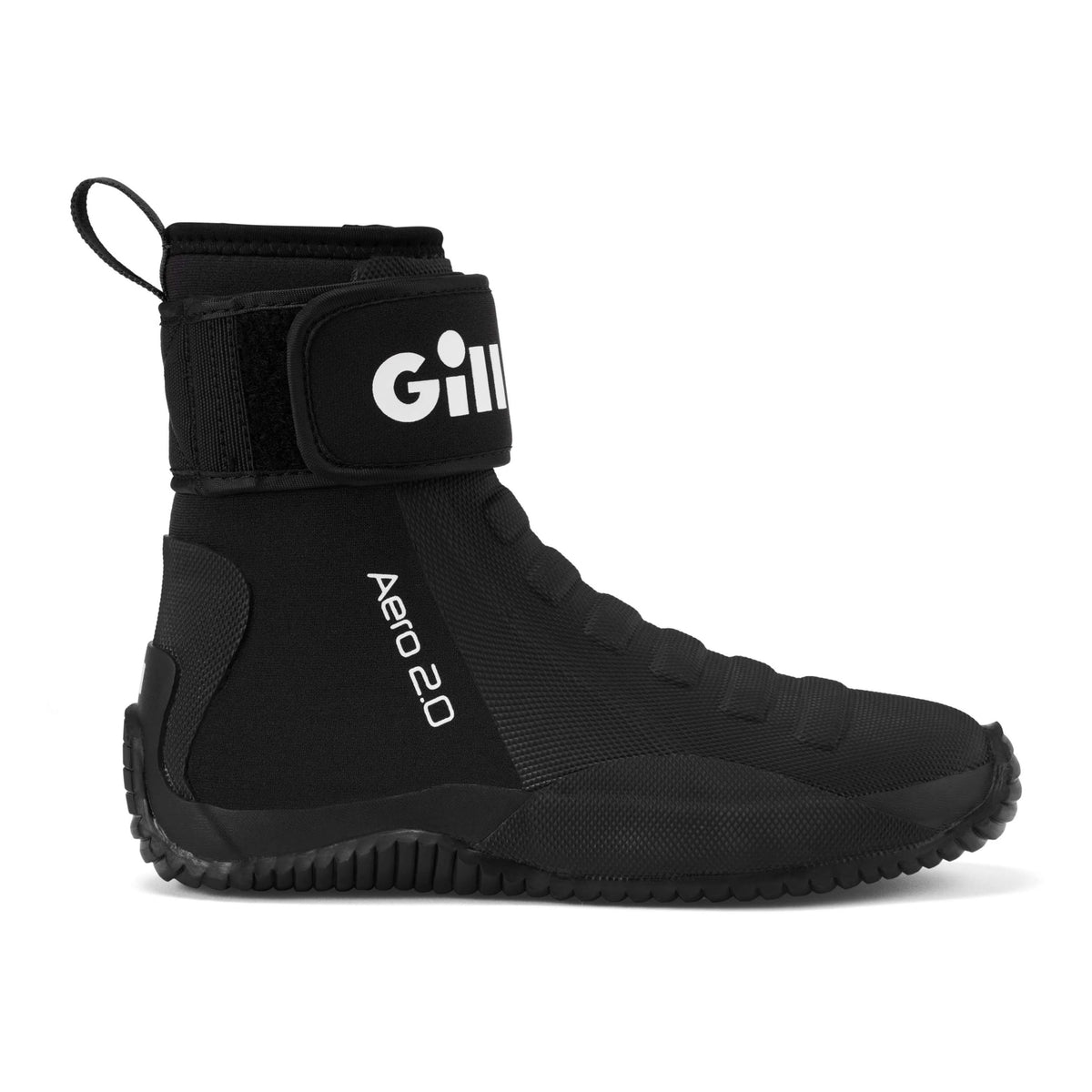 Black gill boots.