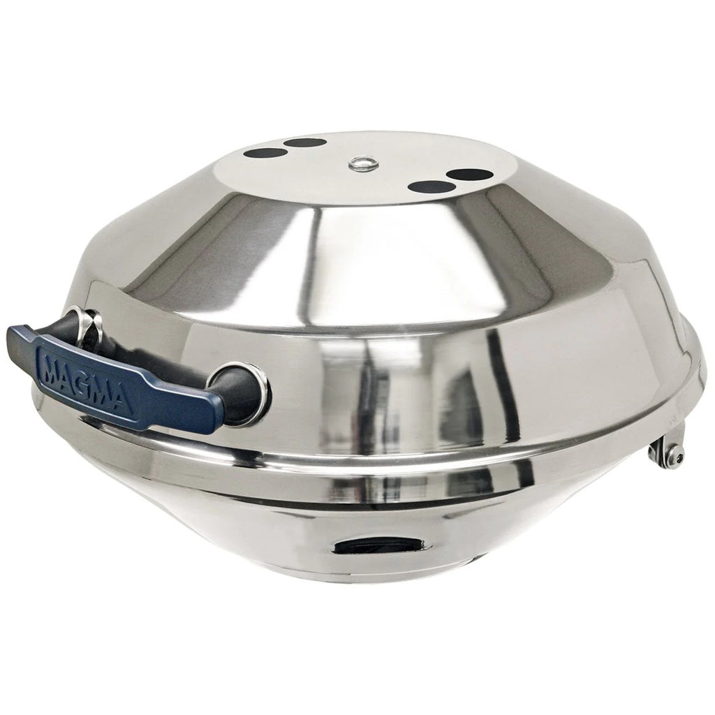 Closed Magma Marine Kettle Charcoal Grill.