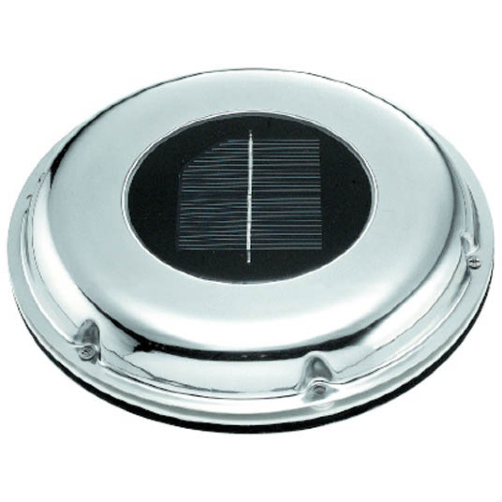 Stainless Solar Vent with Rechargable Battery