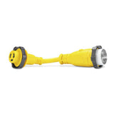 50A Male to 30A Female Adapter 125V Close-up.