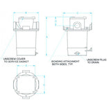 Groco 3/4" Raw Water Strainer diagram