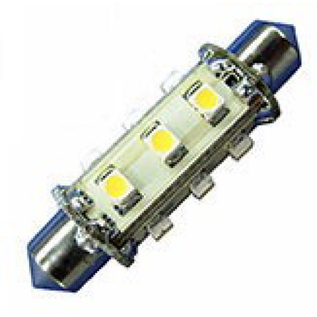 42mm Barrel Festoon Lamp 12 LED's Warm White