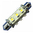 42mm Barrel Festoon Lamp 12 LED's Pure White