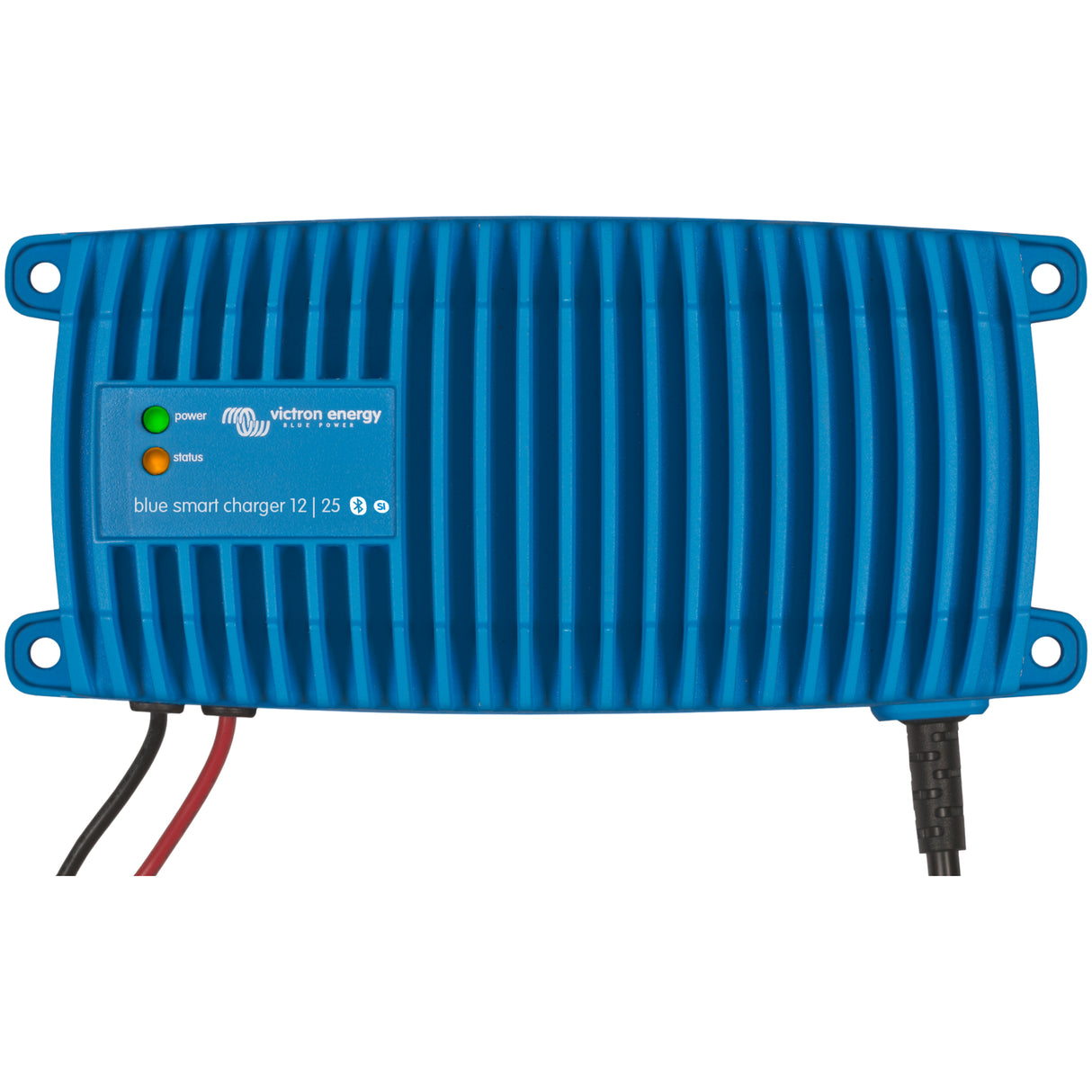 Top of Victron Blue Smart IP67 Charger 12/25(1) 120V NEMA 5-15.