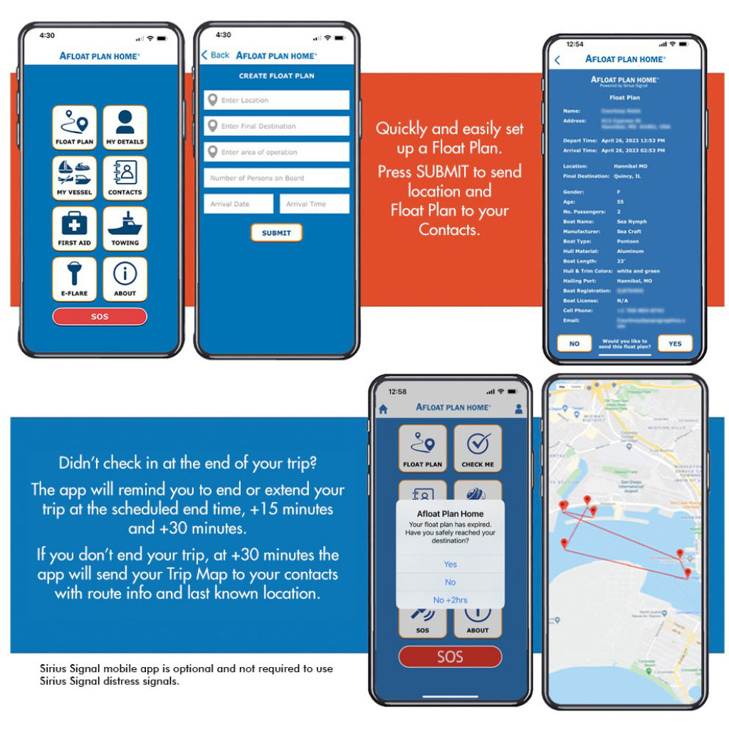 Electronic Visual Distress Signal Device  app.