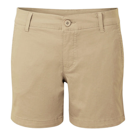 Beige shorts on a white background