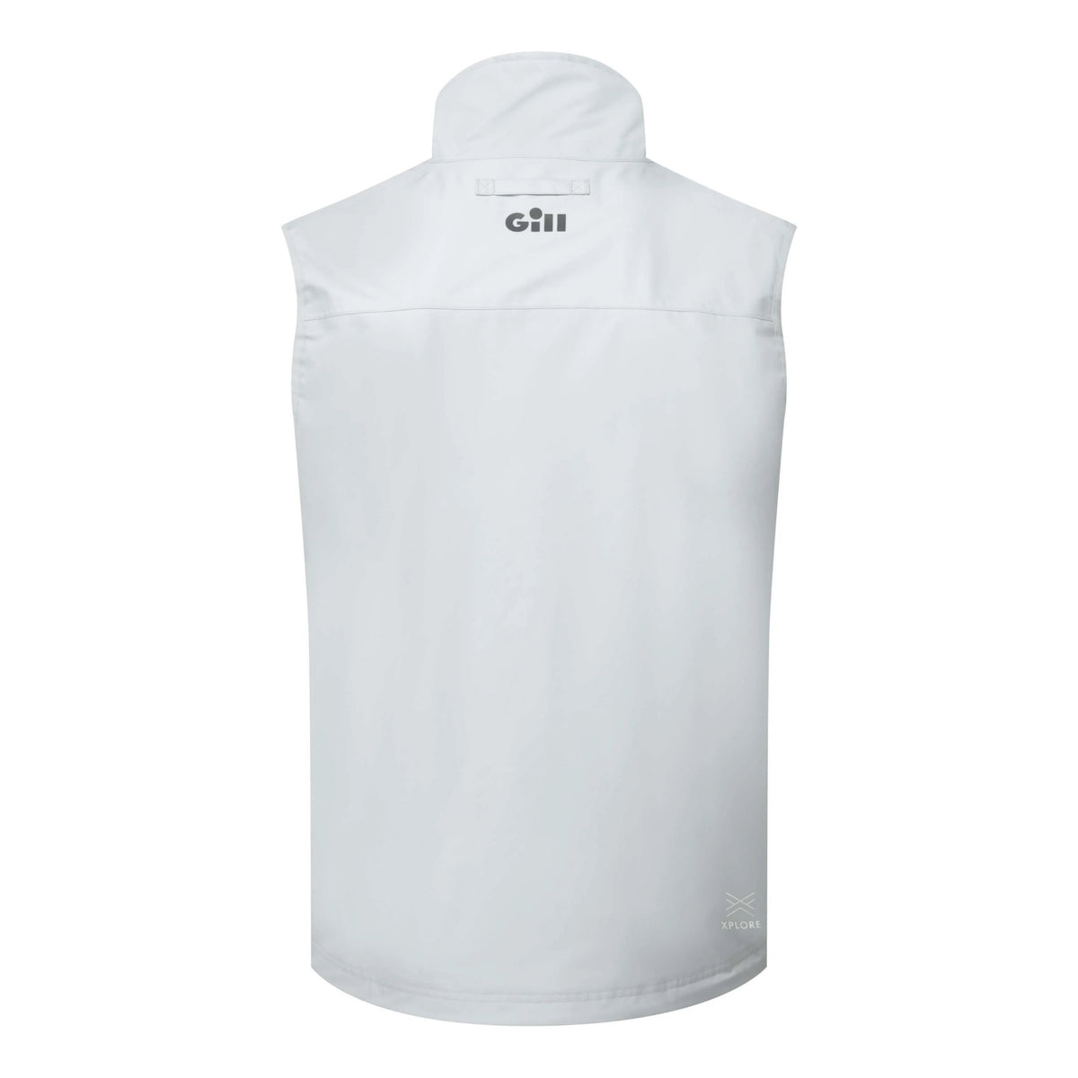 Pilot Gilet - Light Grey, back view