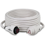 Marinco EEL 50'/30A Shorepower Cord White (w/LED).