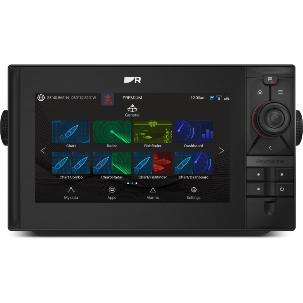 Raymarine Axiom2 PRO 9 S, Sonar, Lighthouse Charts