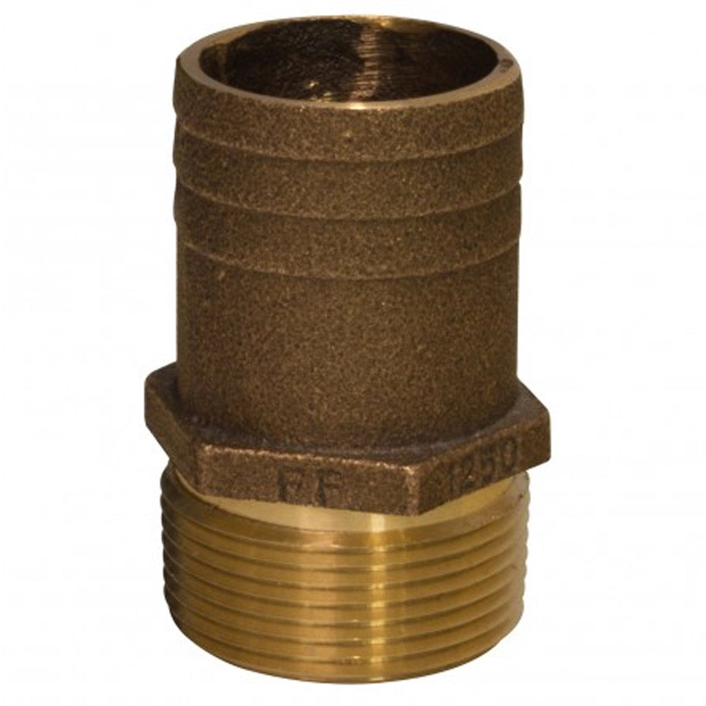 Groco Bronze Tailpipe 1/2" NPT to 3/4" Barb