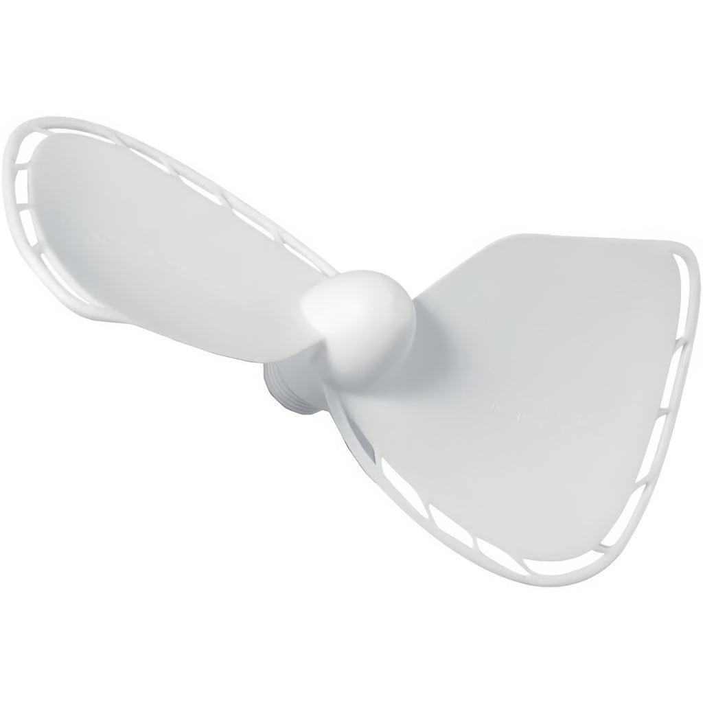 White propeller on a white background