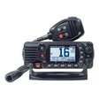 Marine radio with microphone on a white background