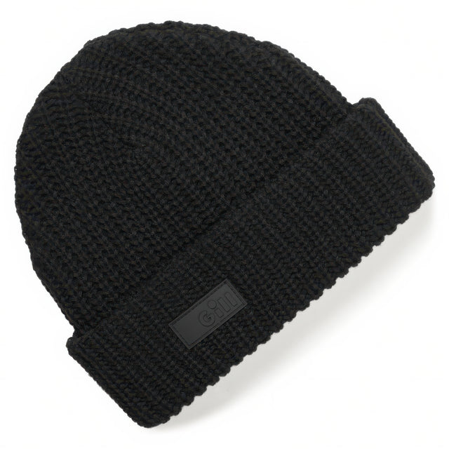 Gill Knit Beanie Hat - Black.