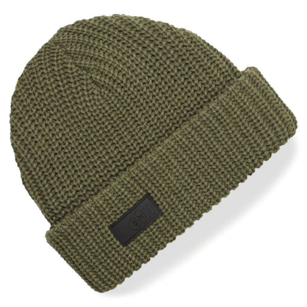 Gill Knit Beanie Hat - Olive.