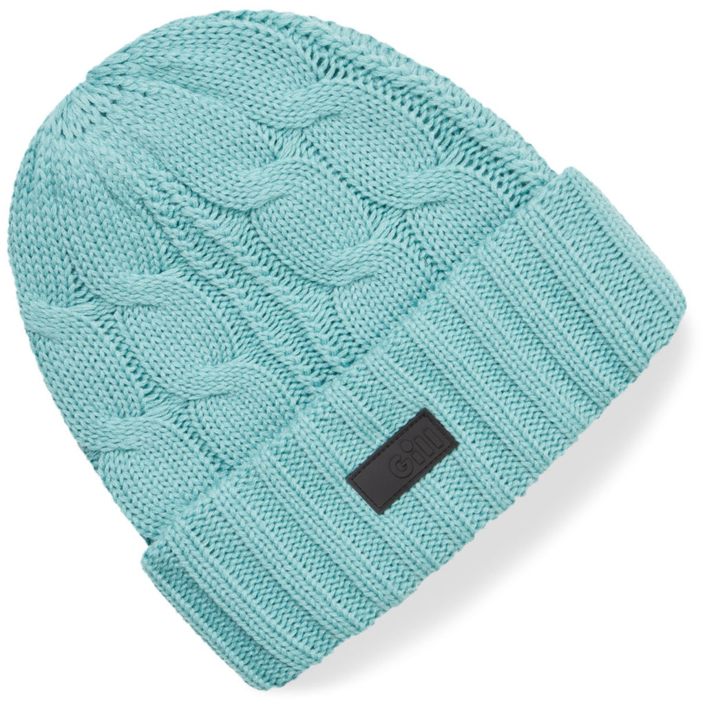 Gill Reversible Knit Beanie Hat - marine blue.