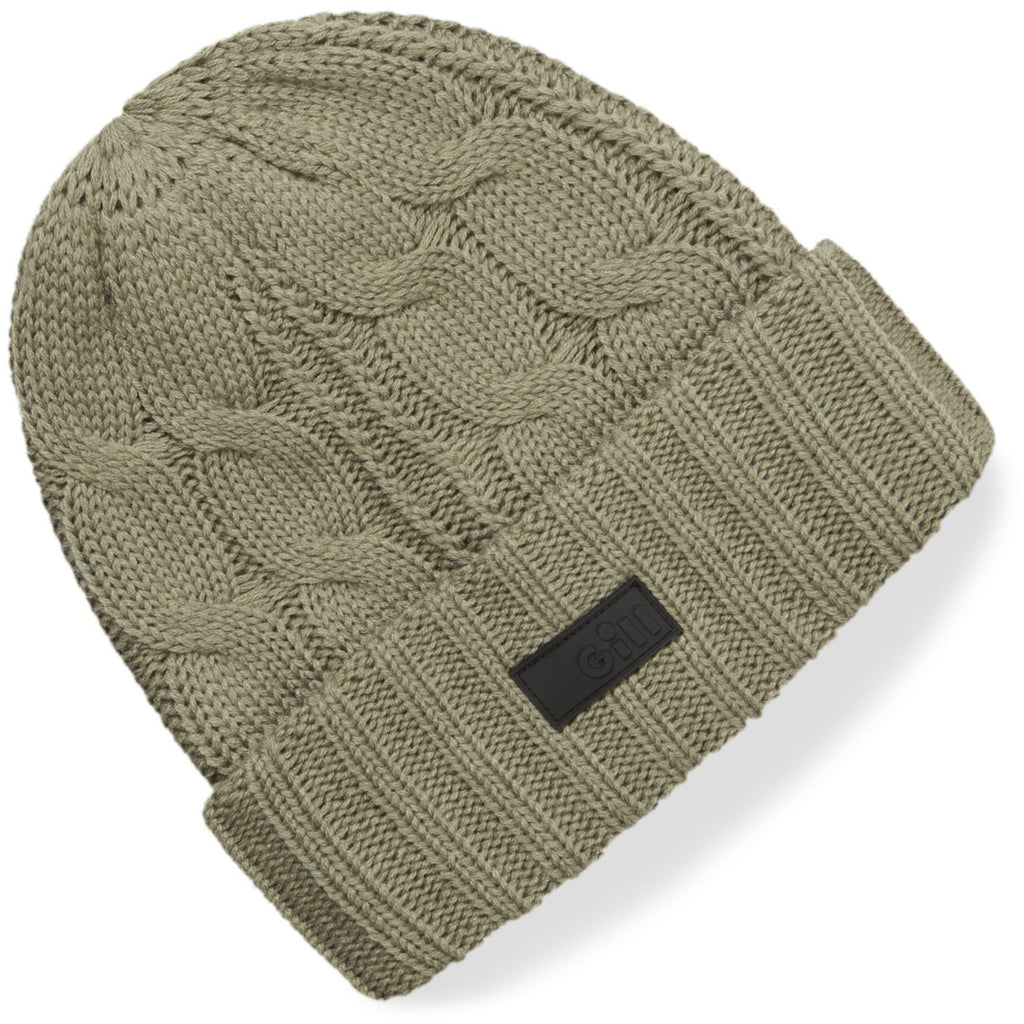 Gill Reversible Knit Beanie Hat - sage.