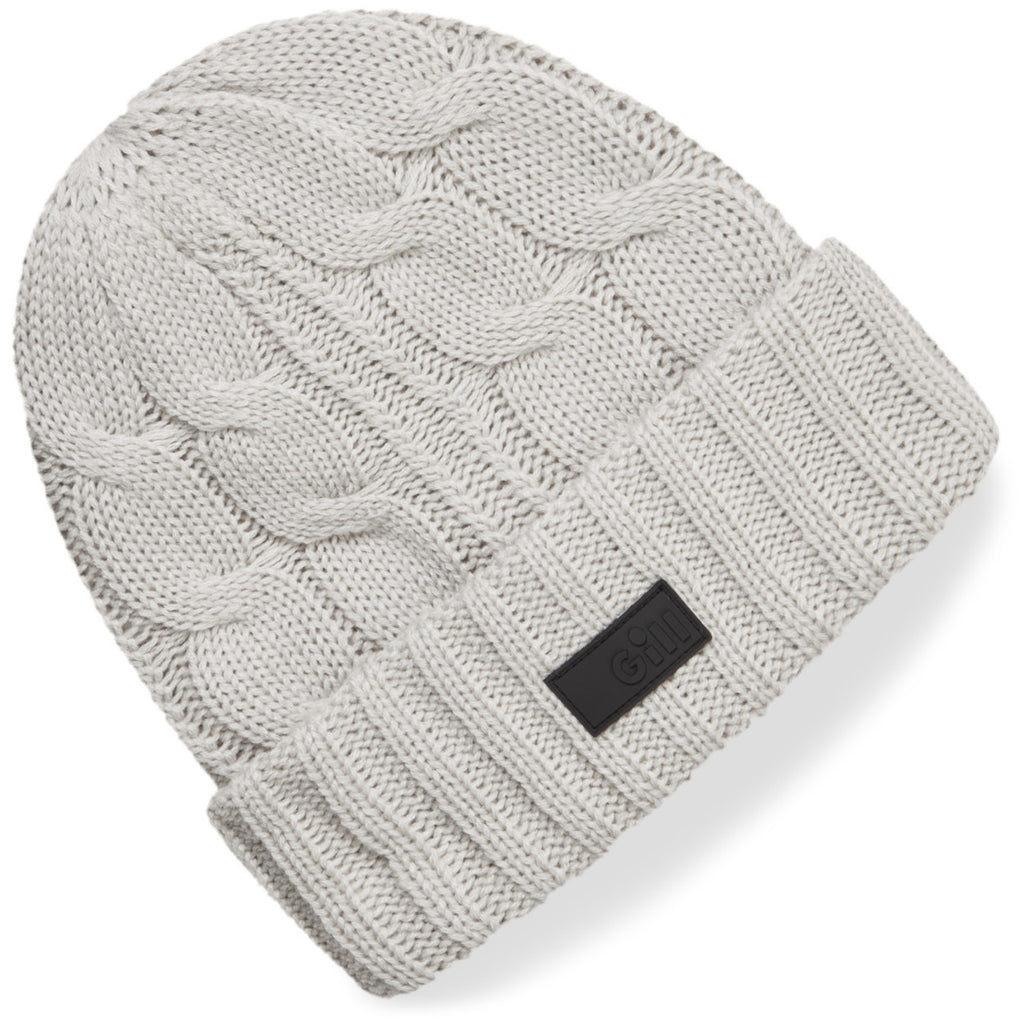Gill Reversible Knit Beanie Hat - white.