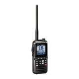 Marine radio with digital display on a white background