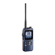 Marine radio with digital display on a white background