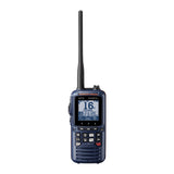 Marine radio with antenna on a white background