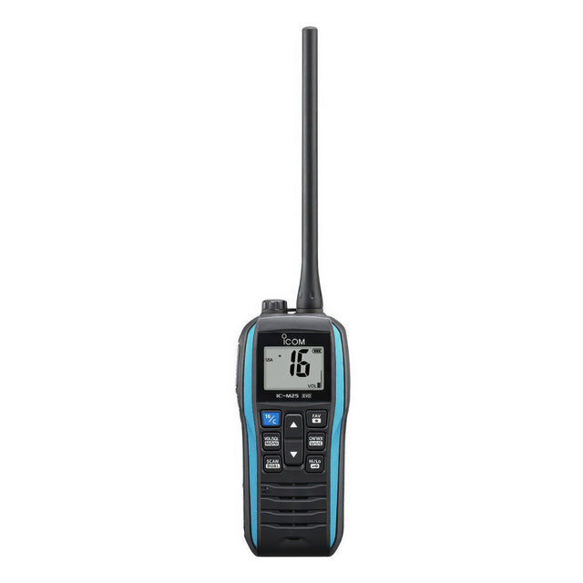 Icom IC-M25 EVO Handheld VHF Marine Radio - Blue.