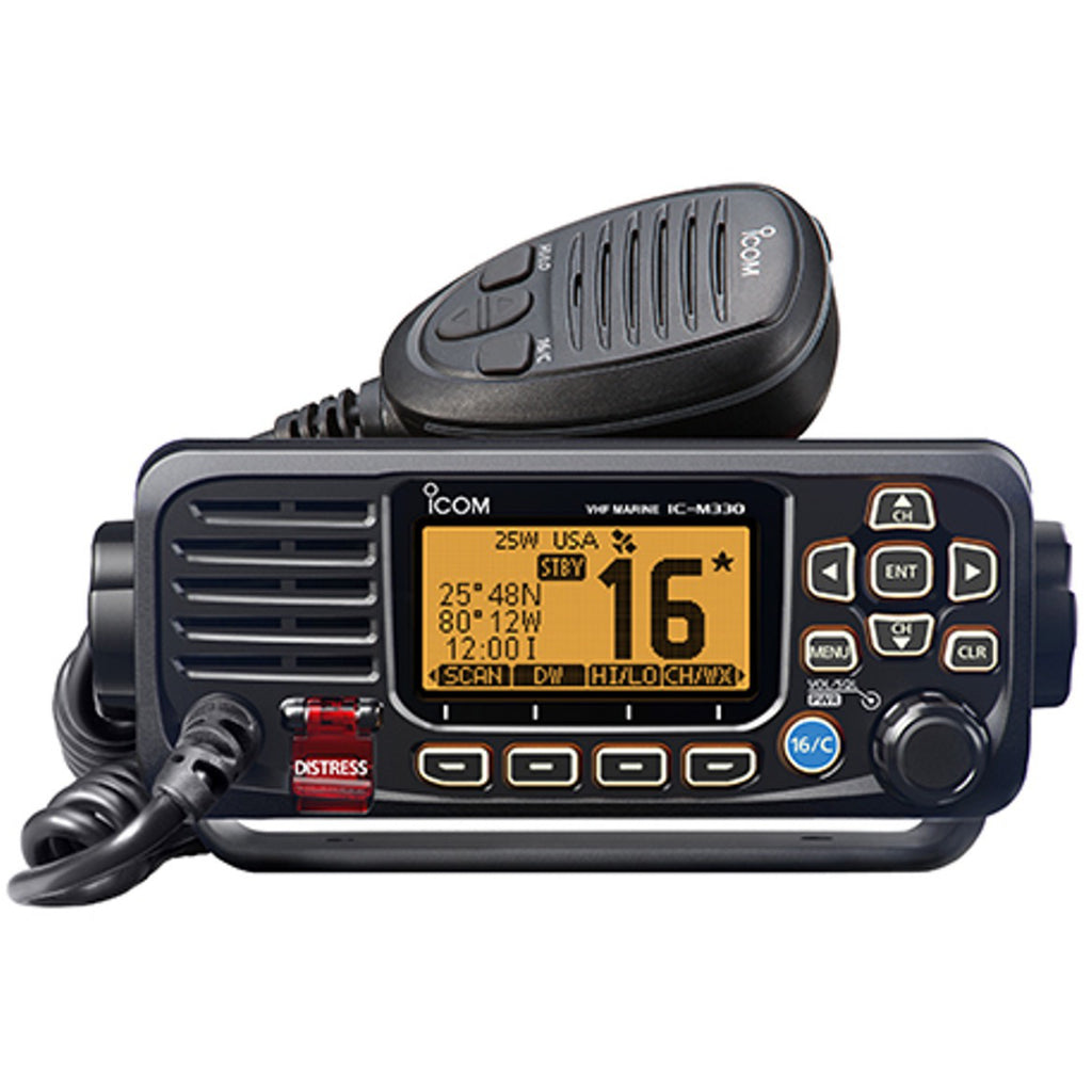 Icom M330 VHF Marine Radio - Black