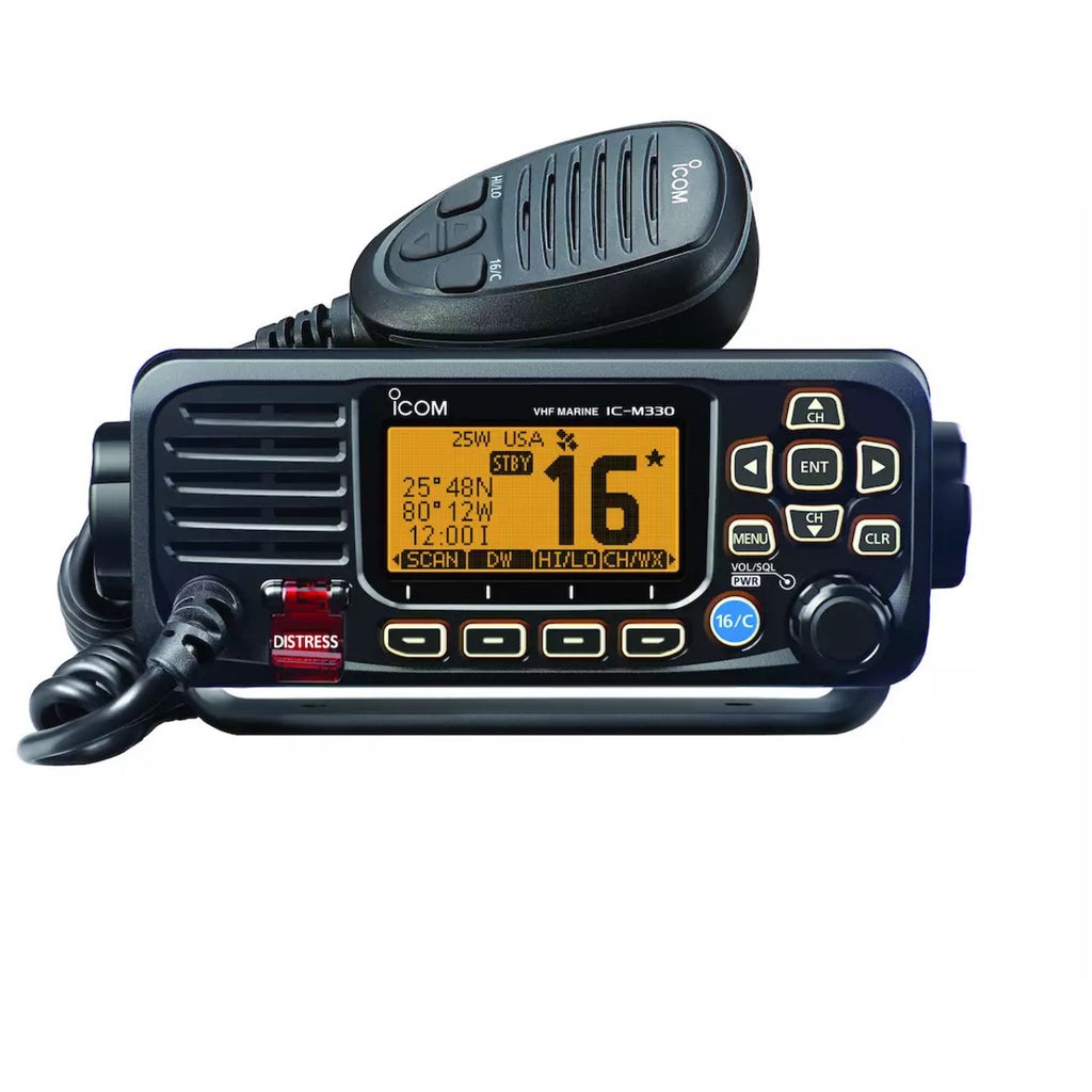 Icom IC-M330 VHF Marine Radio with GPS - Black