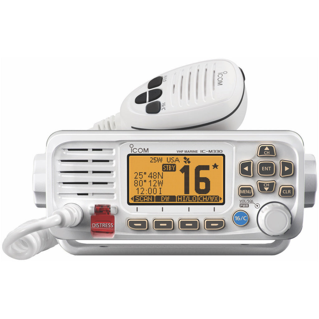 Icom IC-M330 VHF Marine Radio with GPS - White