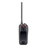 Back of Icom Floating Handheld w/GPS & AIS, 6W.
