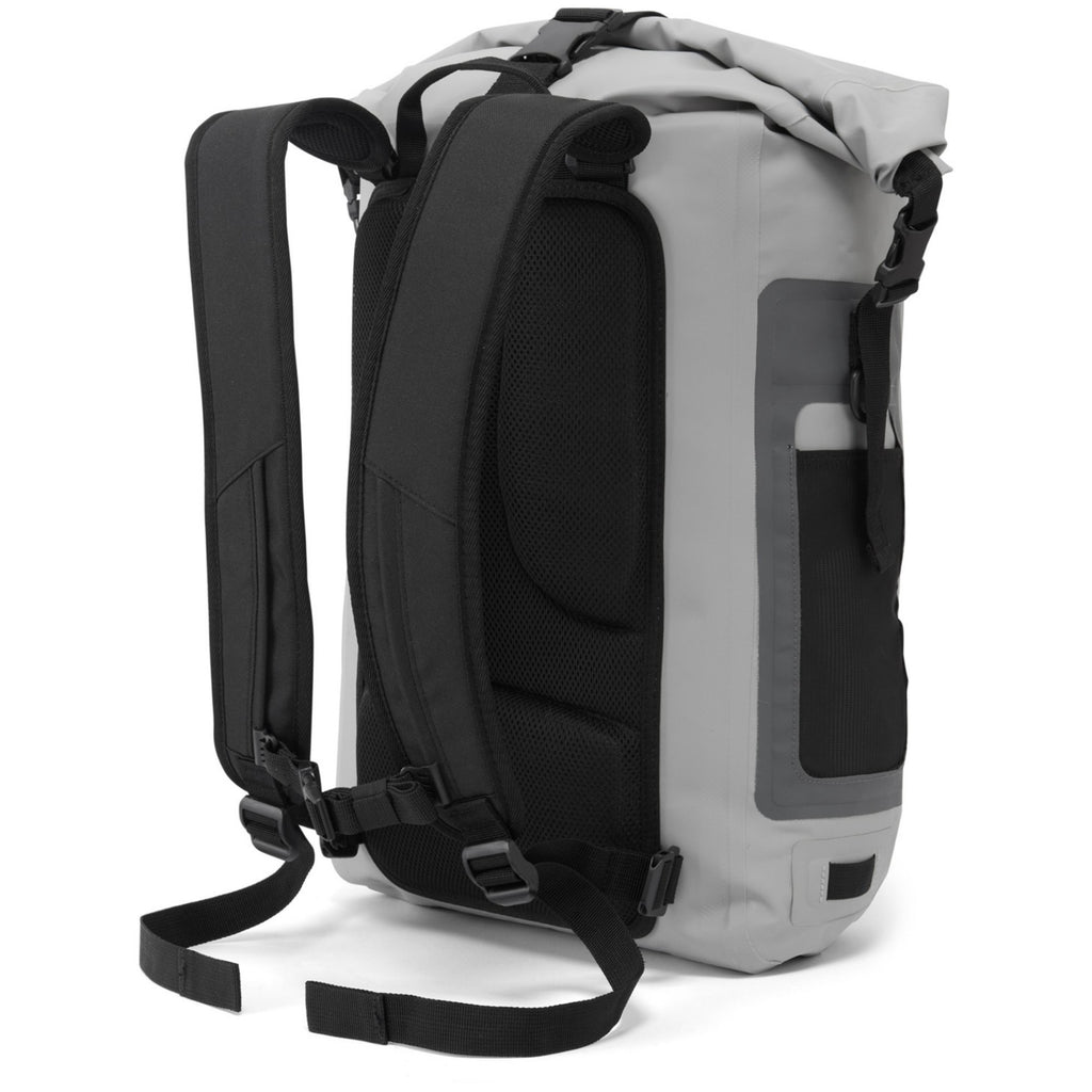 Angl view of Gill backpack.