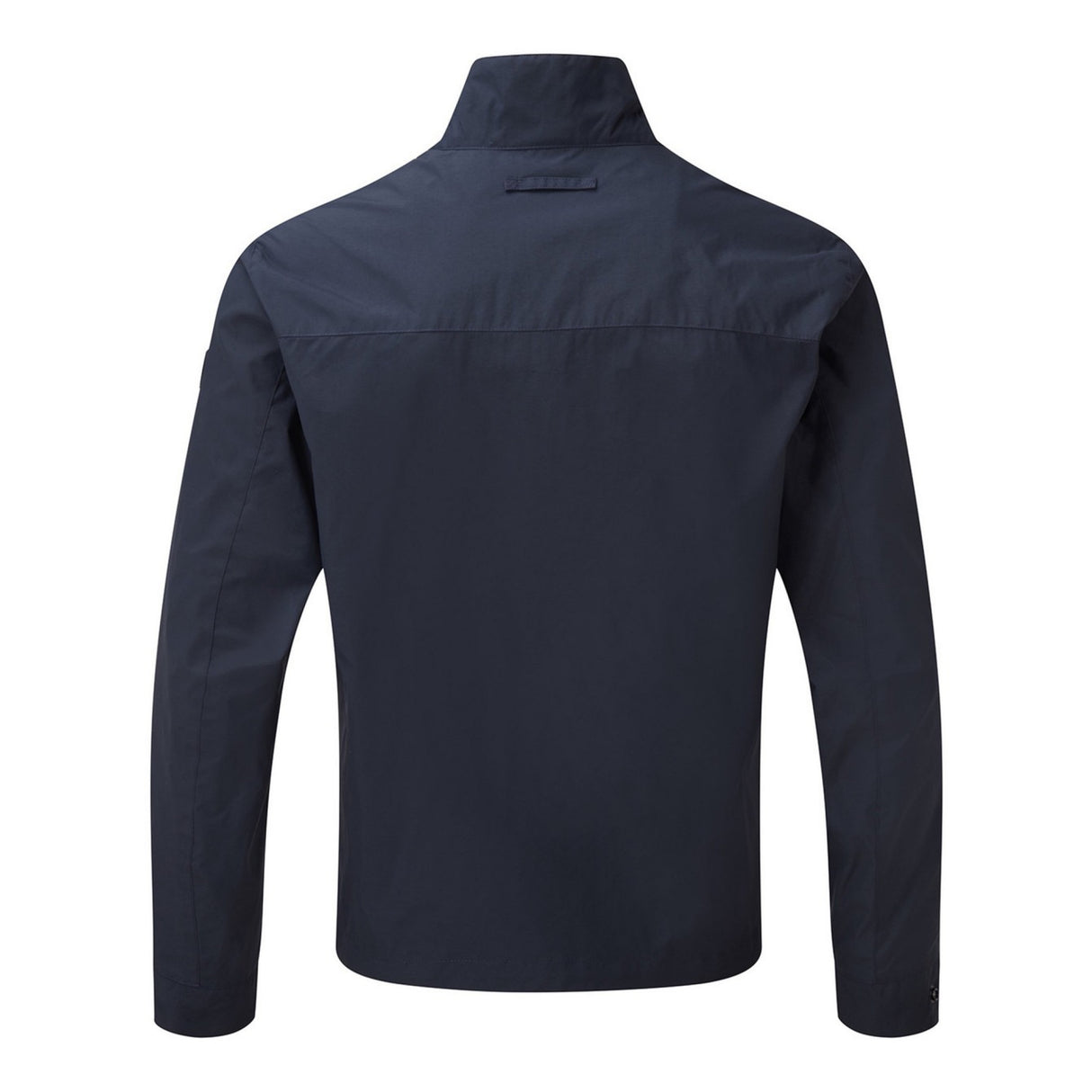 Navy blue jacket on a white background
