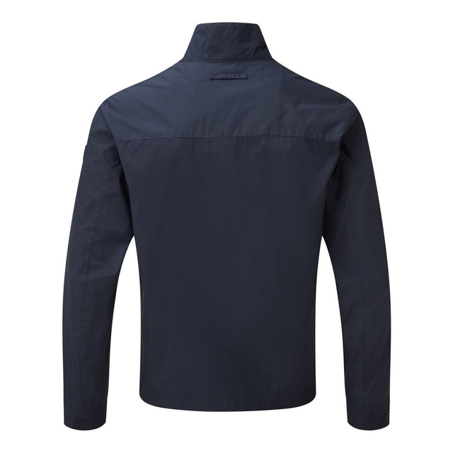 Navy blue jacket on a white background