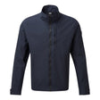 Navy jacket on a white background