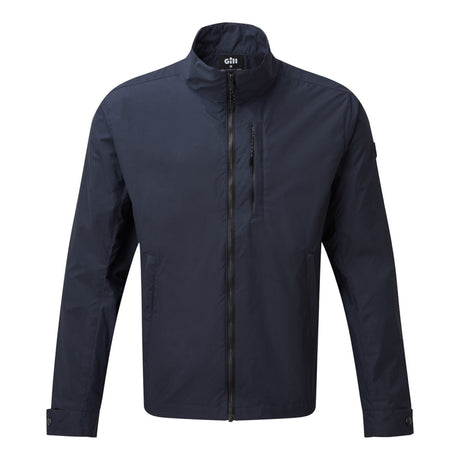 Navy jacket on a white background