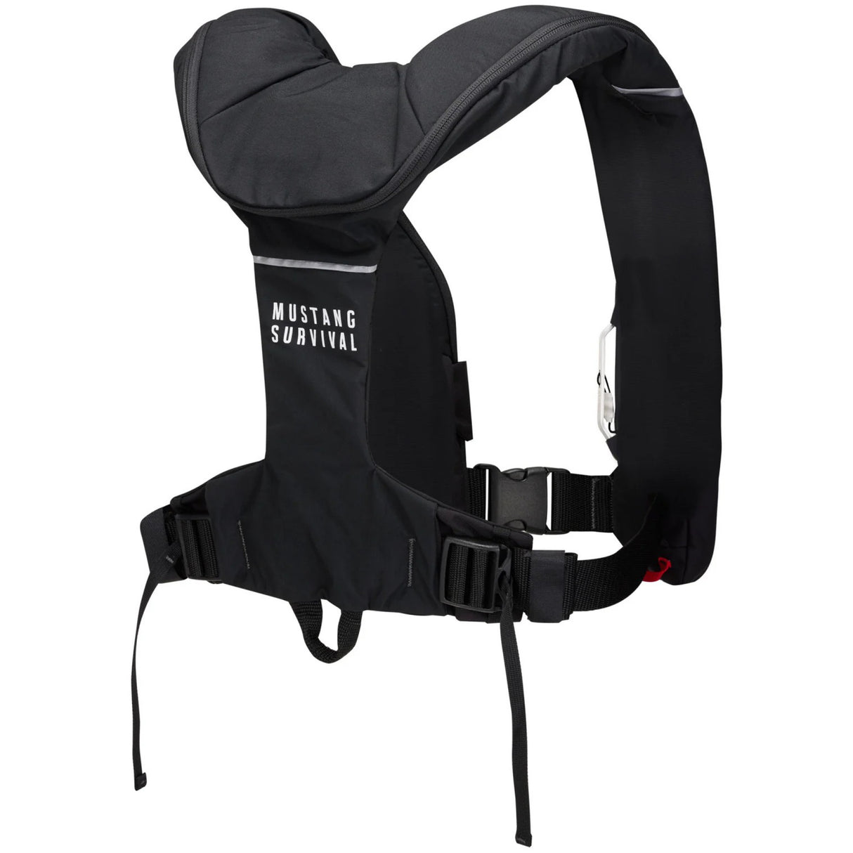 Mustine Elite 190 Inflatable PFD back of black.