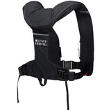 Mustine Elite 190 Inflatable PFD back of black.