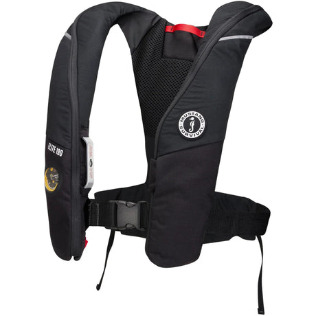 Mustine Elite 190 Inflatable PFD black.