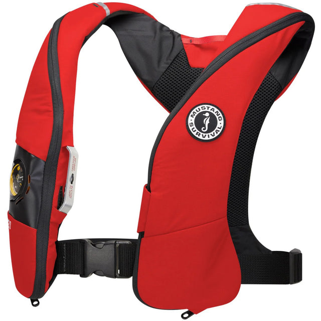 Mustang Elite 120 Lifejacket Hammar Inflator - red.