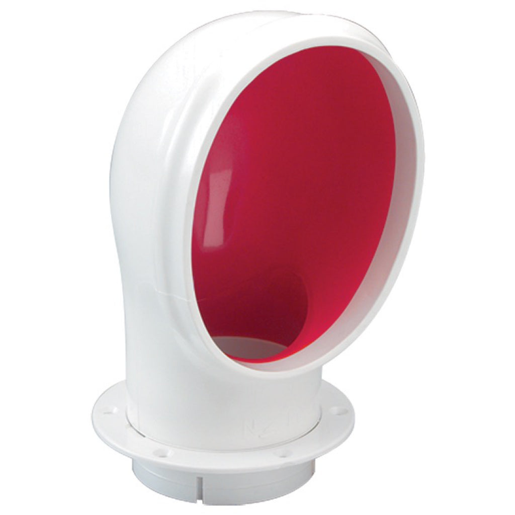 Nicro 3" Red Interior Snap-in Cowl Vent.