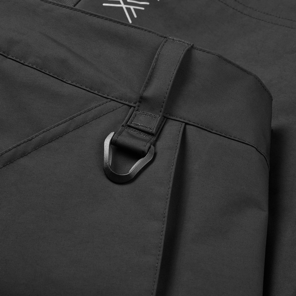 Close-up view of Gill Coastal Short Men's Black.