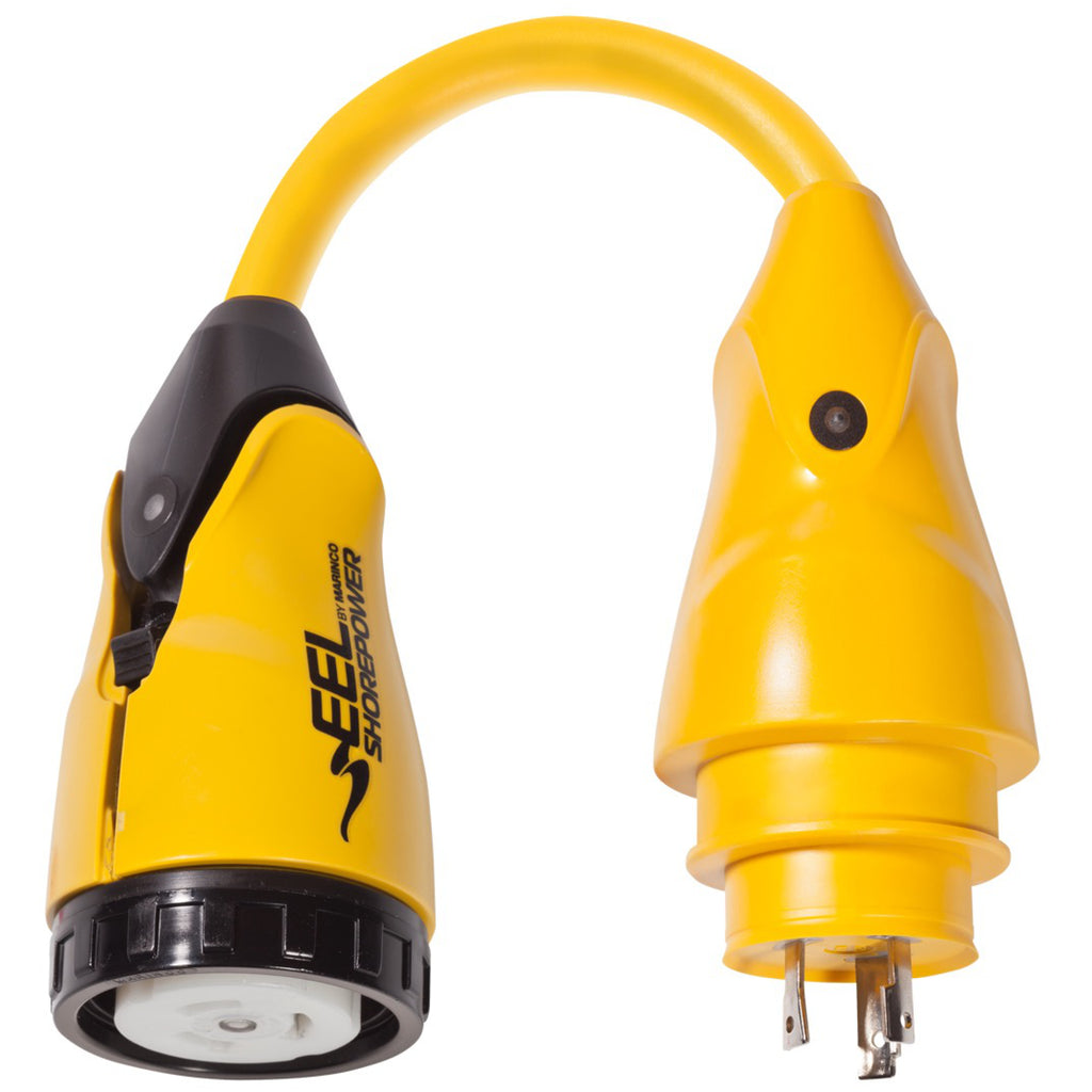 Marinco 50A Fem/30a Male Eel Adapter Pigtail.