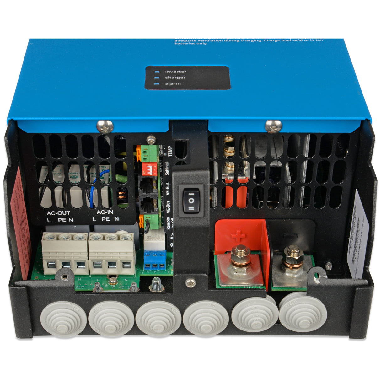 Victron MultiPlus 12/2000/80-50 120V VE.Bus (UL) back.