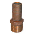 Groco Bronze Hose Barb to NPT - 1-1/4"