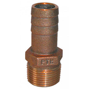 Groco Bronze Hose Barb to NPT - 1/2"