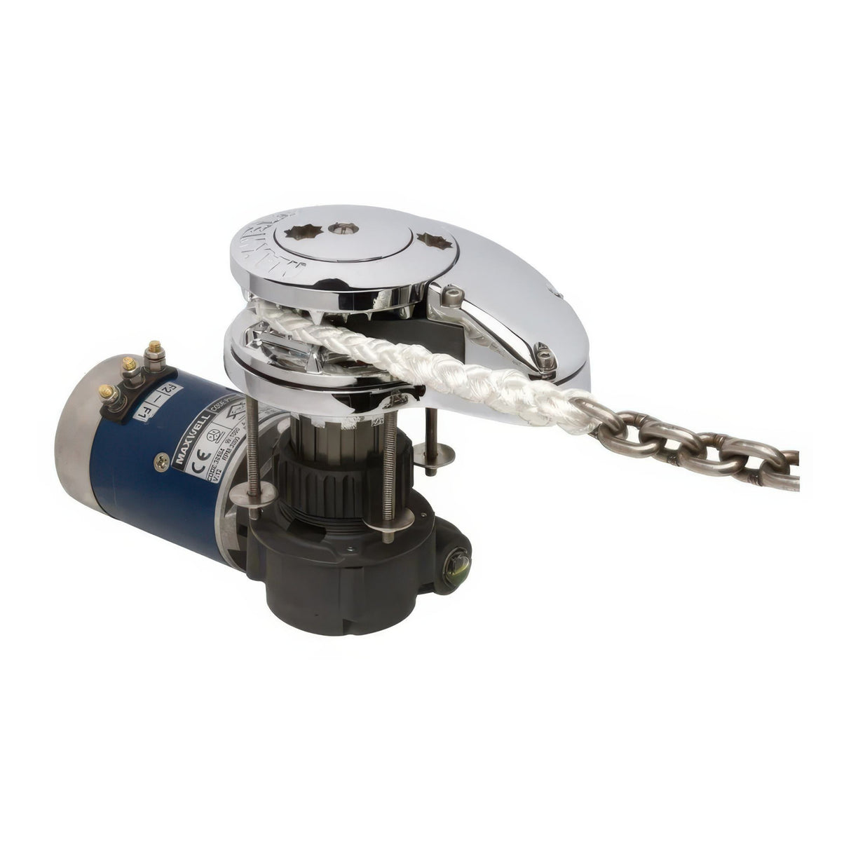 Maxwell Windlas RC10- 5/16" chain 5/8" rope 12volt in use