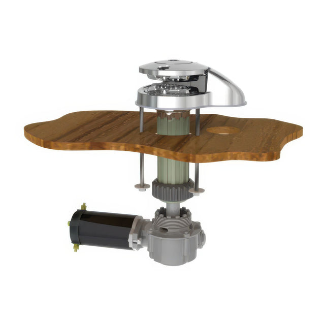 Maxwell Vertical Windlass - 600W,1/4" HT 1/2" Rope installed
