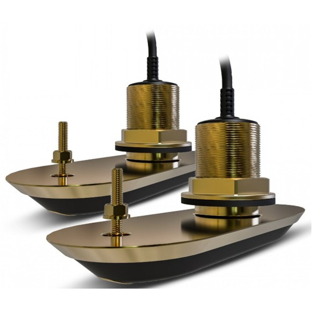 Raymarine Bronze Thru Hull Transducers.
