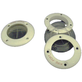3 Piece Fire Port - White